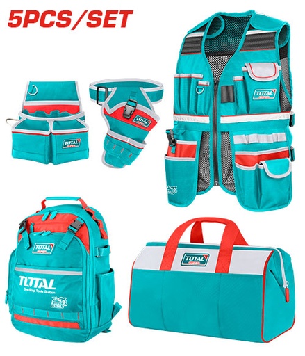 [TOS23090] 5PCS طقم شنط و وزرات