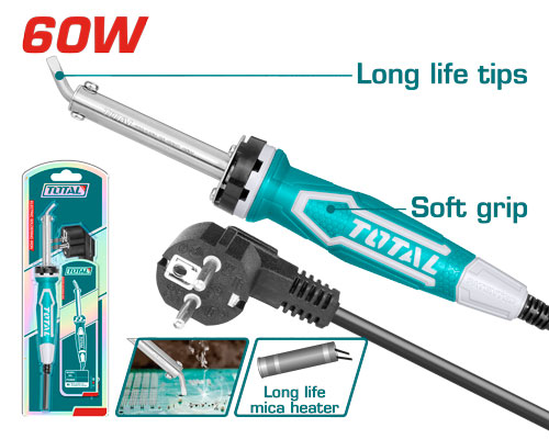 [TET2606] 60W كاوي قصدير راس اعوج صناعي