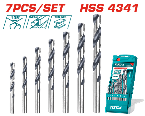 [TACSD0075] 7 Pcs  طقم ريش حديد