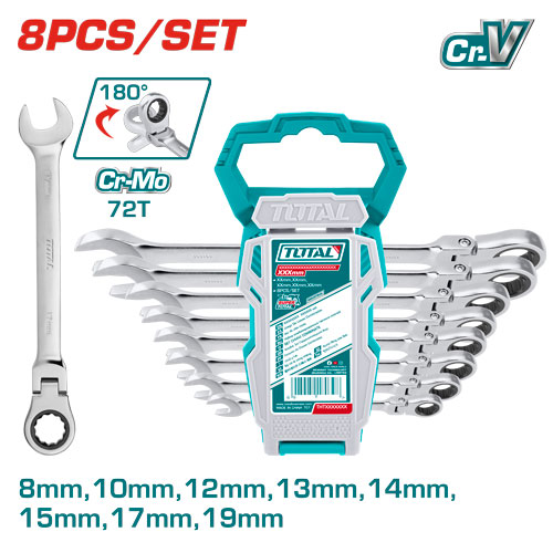 [THT102RK586] 8PCS طقم شق مسنن طقطاق مخلع