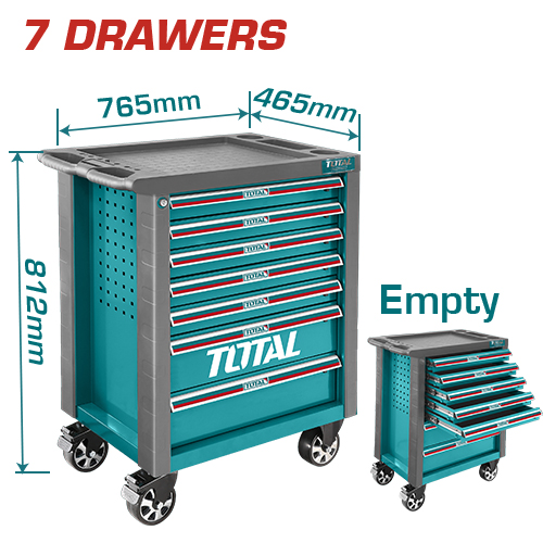 [THRC01071] عرباية كاراج مع 7 جوارير صناعية