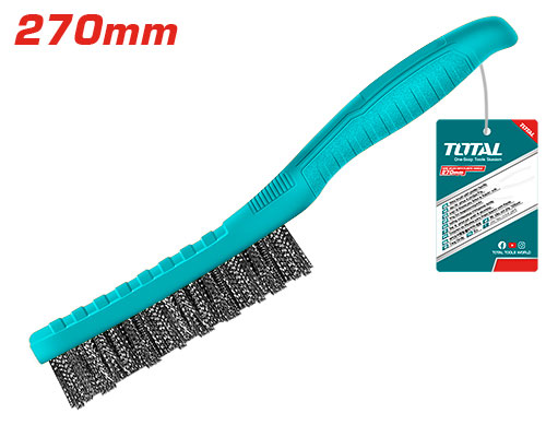 [TAC3804051] فرشاية بولاد مسكة بلاستيك 5 صفوف