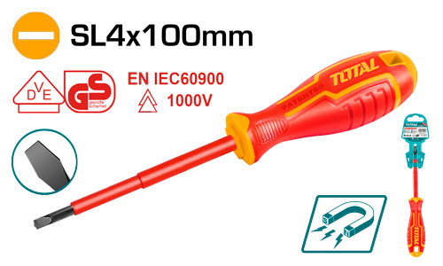 [THTIS4100] مفك براغي معزول SL 4*100