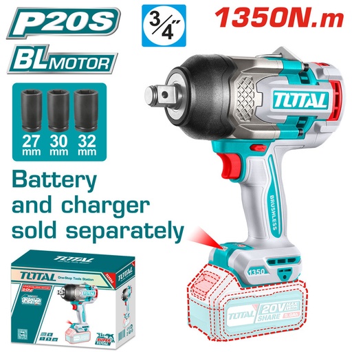 [TIWLI201351] 20VX1350N.mX3/4'' Tool Only فرد شد طربوش صناعي