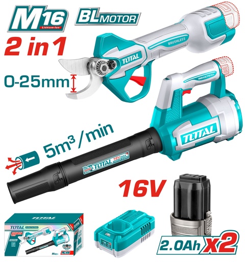 [TOSLI250385] 16V طقم بلور + مقص شحالة