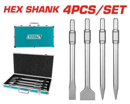 Hex chisel set