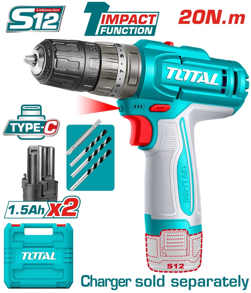 Cordless impact drill