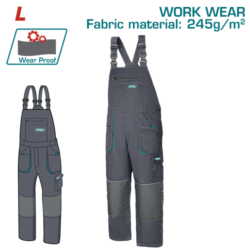 L Overall بدلة عمل صناعية
