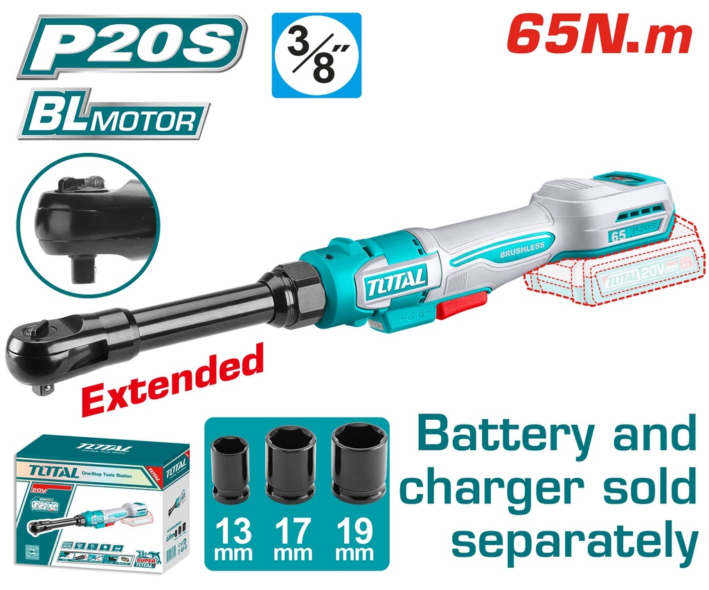 20VX3/8" (Tool Only) مسكة طربوش طقطاق عالبطارية