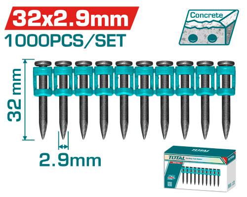 32X2.9MM مسمار بولاد لفرد البطارية(مشط)