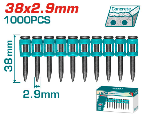 38X2.9MM مسمار بولاد لفرد البطارية(مشط)