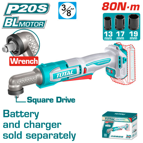 20VX3/8"X80NM Tool Only مفك طربوش جنب