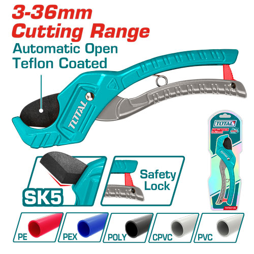 3-36MM PVC مقص مرة واحدة