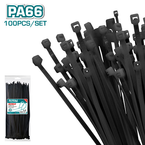 100X2.5 mm رباط بلاستيك اسود