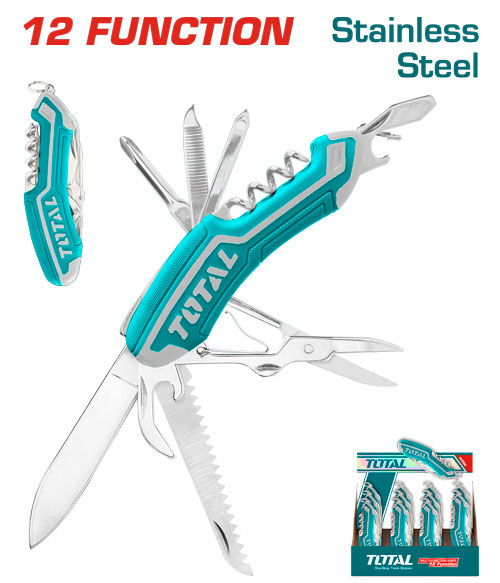 12 Functions طقم سكين جيبة عدة استخدامات