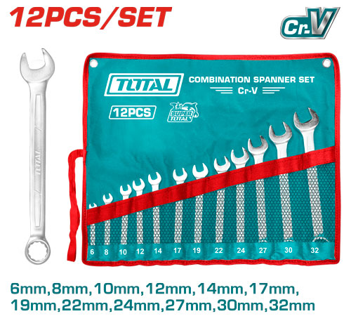 12 PCS 6-32mm طقم شق مسنن