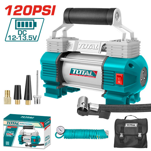 120PSI منفخ دواليب + شنطة صناعي