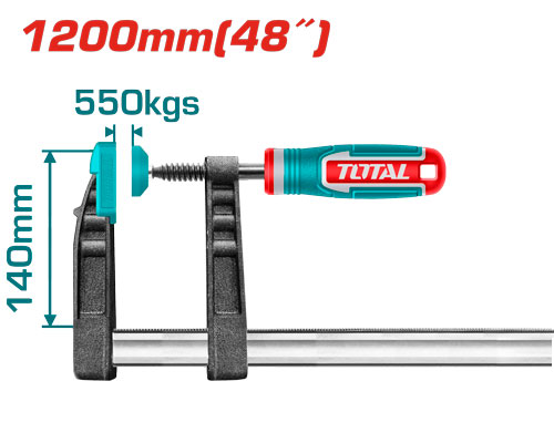140x1200mm ملزمة نجار