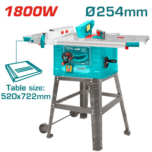 1800WX10" منشار طاولة صناعي