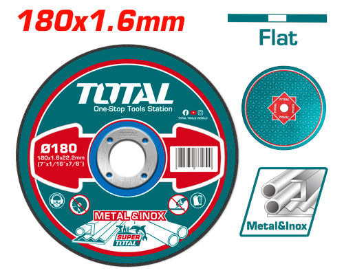 180x1.6x22.2mm ديسك قص حديد