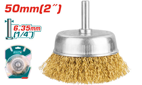 2" فرشاية مقدح نحاس فنجان