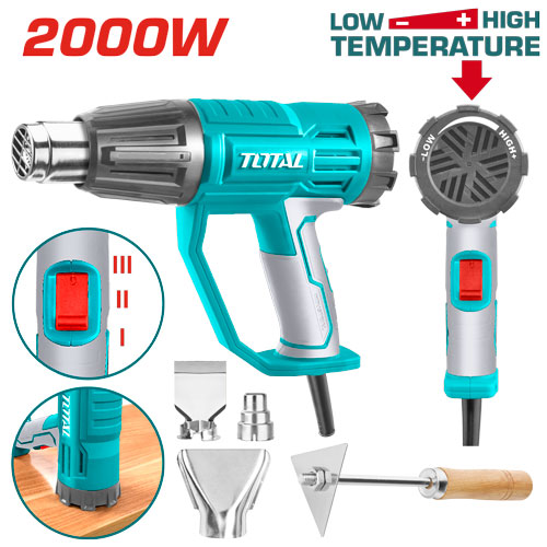 2000W سشوار حراري صناعي مع عيار