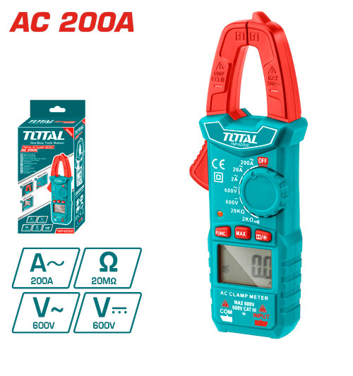 200A/600V AC كلامبميتر ديجيتال