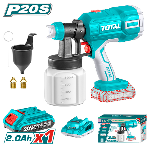 20V فرد رش بويا على البطارية ليثيوم+1 بطارية+1 شاحن
