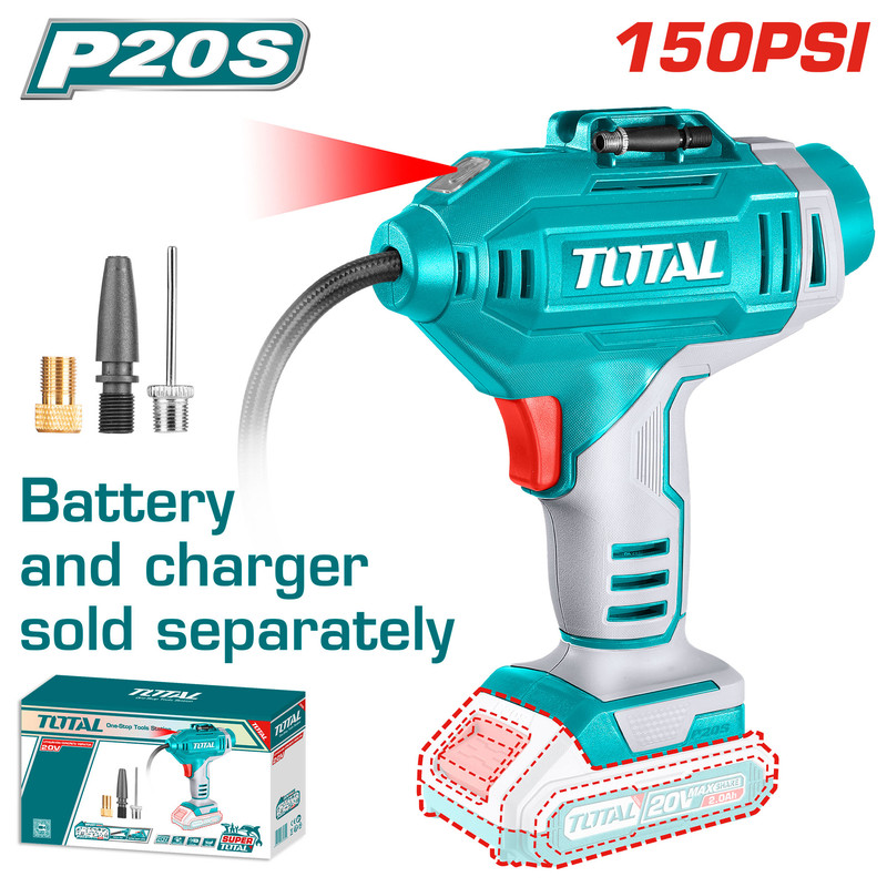 20V-150PSI/10 BAR (Tool Only) منفخ دواليب