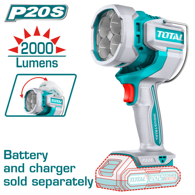20VX2000 Lumens (Tool Only) كشاف صناعي