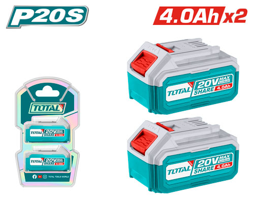 20VX2X4.0AH مجموعة بطاريات