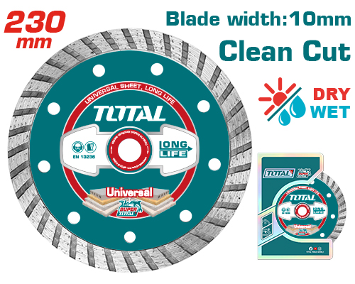 230MMX22X7.5MM TURBO ديسك قص الماس