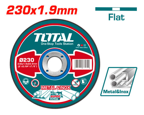 230X1.9MM ديسك قص ستانلس رقيق