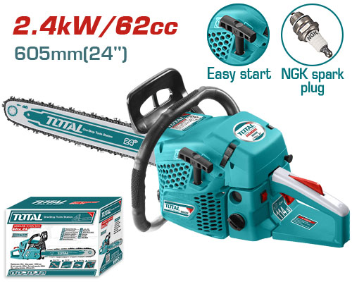 24" منشار حطب على البنزين جنزير اصلي