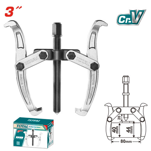 3" برسة سحب صناعية 2 ارجل