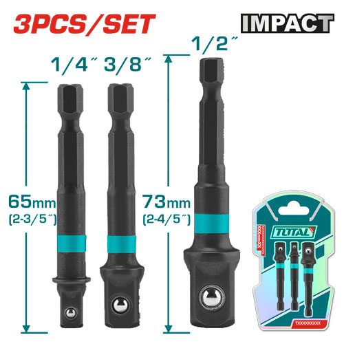 3PCS طقم ادابتر طربوش على مقدح