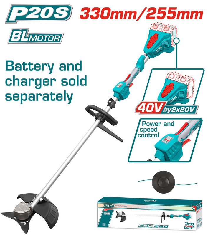 40V Brushless (Tool Only) مكنة قص و تشحيل مسكة بالوسط