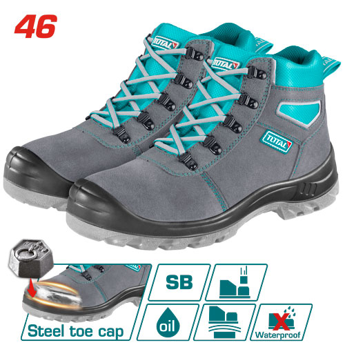46(SAFETY) حذاء عمال مع حماية مخمل
