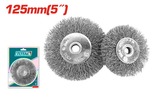 5" دولاب فرشاية بولاد شعر للجلخ الثابت