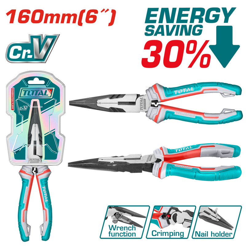 6"/160MM بانسة بوز طويل بولاد صناعية