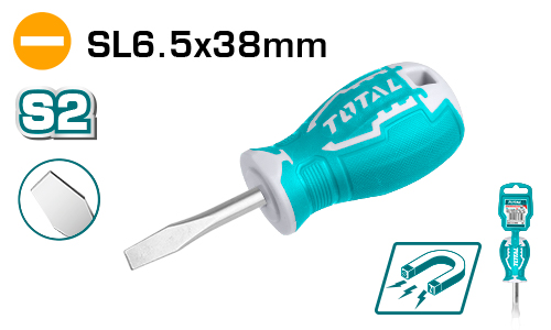 6.5*38 mm مفك براغي شق بلبل