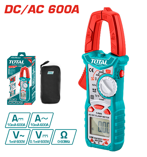 600A/600V/100mF  AC/DC كلامبميتر ديجيتال