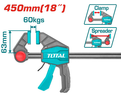 63X450MM ملزمة بلاستيك صناعية