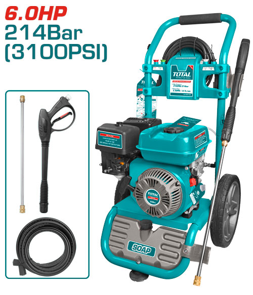 6HP 214bar(3100PSI) مضخة غسيل بنزين