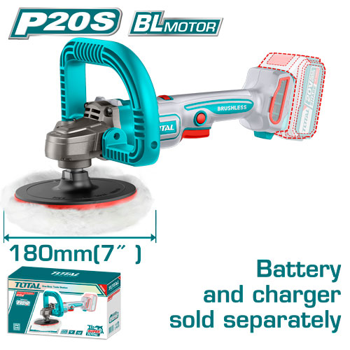 7" (400-2500rpm) 20V صاروخ بولش عالبطارية (Tool Only)