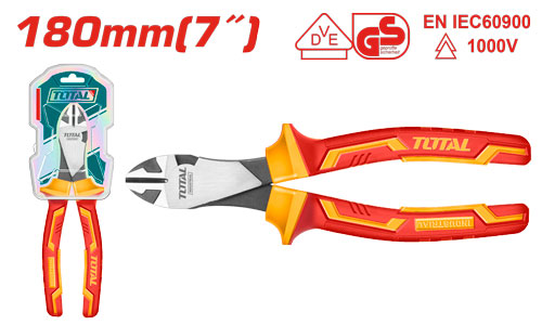 7" 1000V Cr-V قطاعة عنق طويل طويل صناعية معزولة