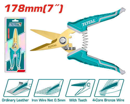 7" مقص شريط كهرباء