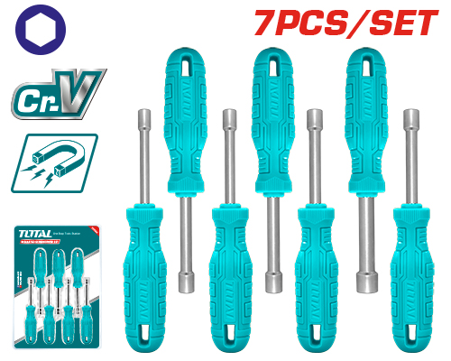 7PCS (6-12MM) طقم مفكات عزق