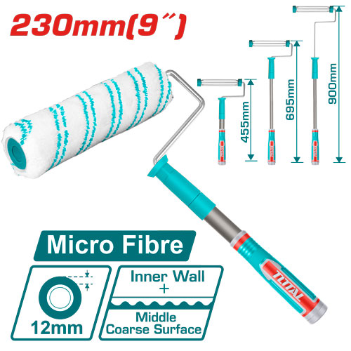 9" Telescopic مسكة رول دهان تلسكوبيك