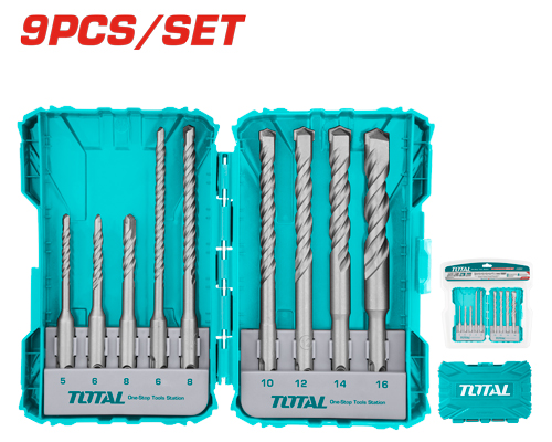 9PCS SDS طقم ريش
